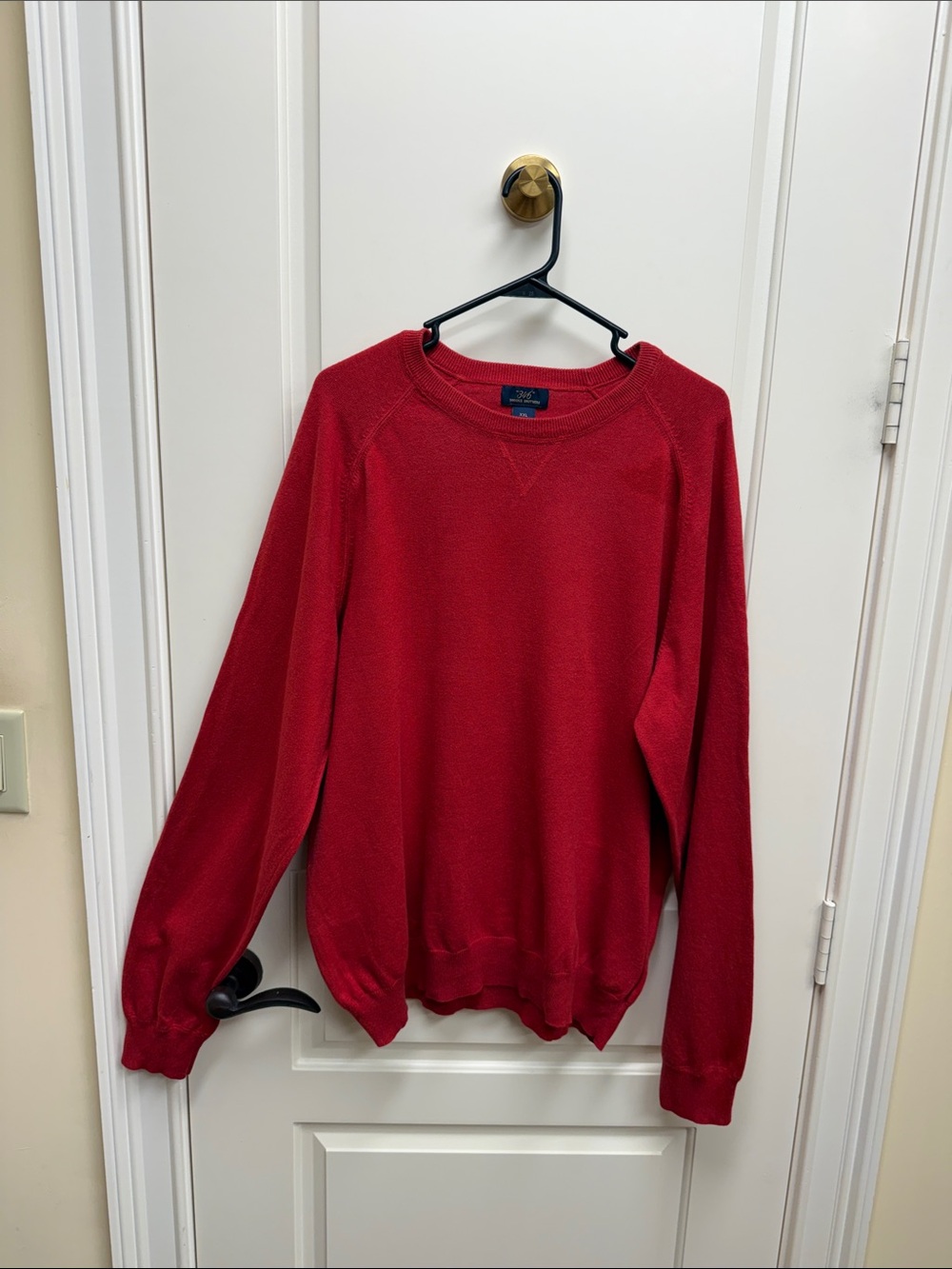 Men's Crewneck Sweater in Red